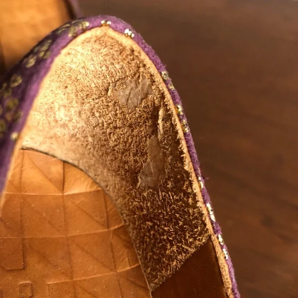 Chie Mihara Purple and Gold Heels 40 - Picture 11 of 12